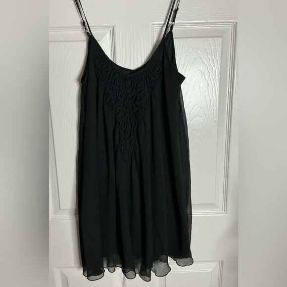 Express Black Scoop Neck Sundress for Cocktail - Picture 1 of 7